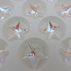 STAR, SWAROVSKI® Crystal Prism, 28MM Article# 8815, Aurora Borealis, Genuine Lead Crystal, Suncatcher bild 4