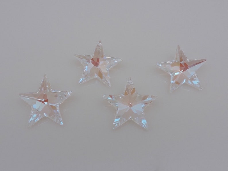 STAR, SWAROVSKI® Crystal Prism, 28MM Article# 8815, Aurora Borealis, Genuine Lead Crystal, Suncatcher bild 5