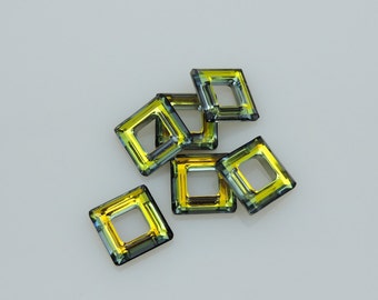SAHARA SWAROVSKI® Crystal Square Frame, 17mm Article# 4439  Square Ring