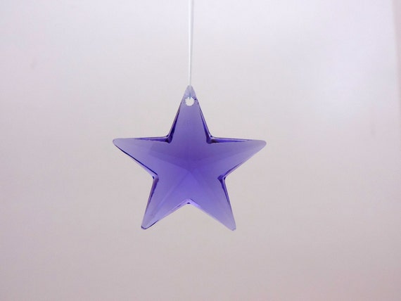 Swarovski Crystal Star, ONE(1) Purple Star, Strass Article