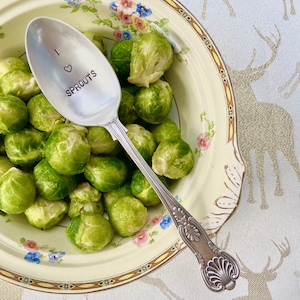 I &quot;Heart&quot; Sprouts - Large Serving Spoon, Amusing Food/Cooking Gift Especially For Sprout Lovers Or Sprout Haters
