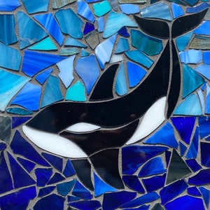 8x8 Whale Mosaic Kit