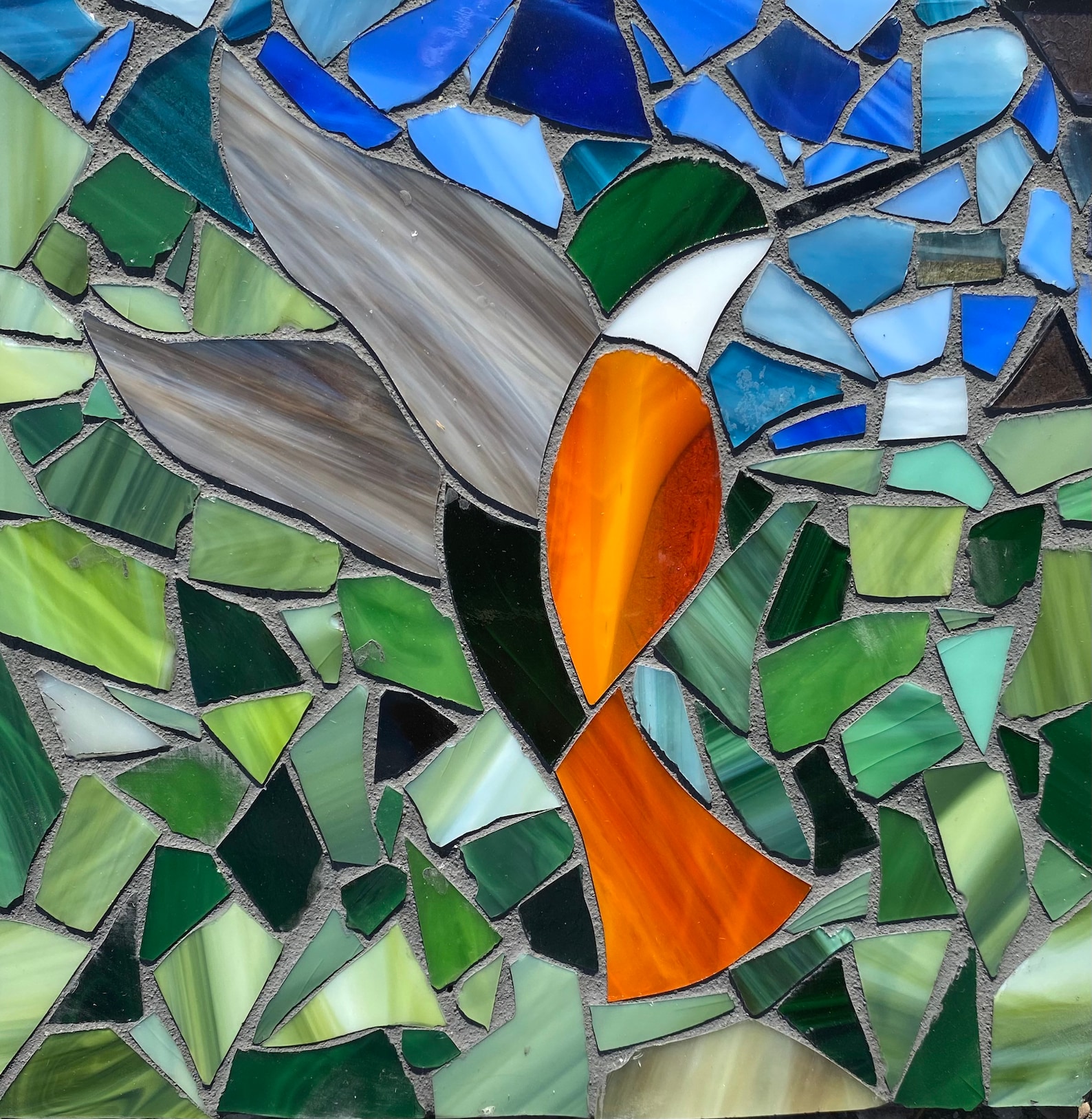 8x8 Hummingbird Mosaic Kit Etsy