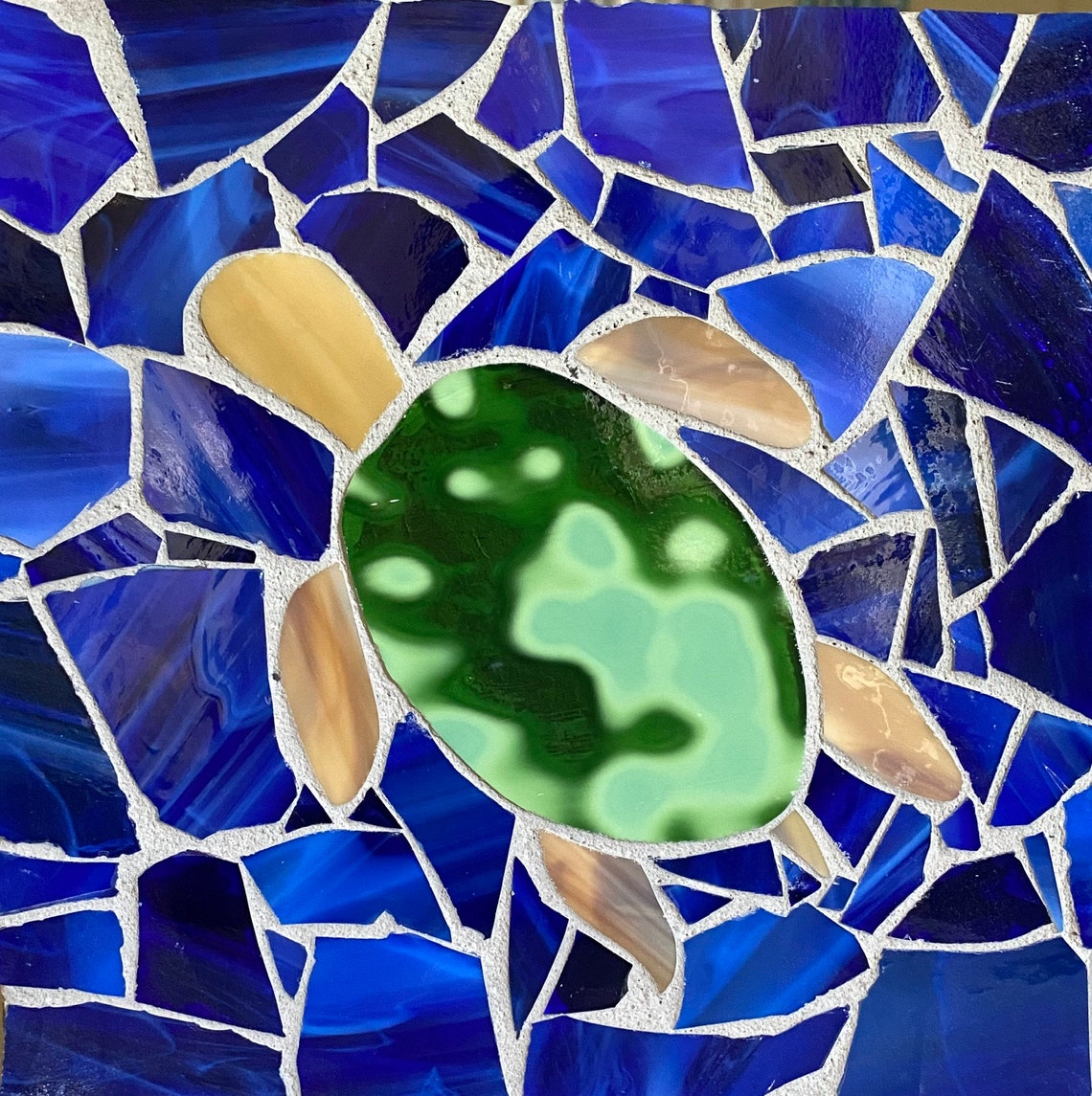 Two Kits - 8x8 Palm Tree & Turtle Mosaic Kit - Etsy