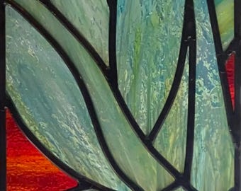 Amazing Stained Glass Blue Agave