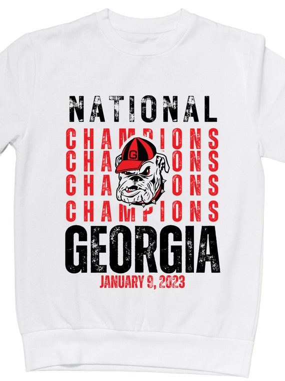 Georgia bulldogs champion sweatshirt top