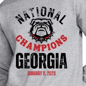 UGA Bulldogs championship sweatshirt