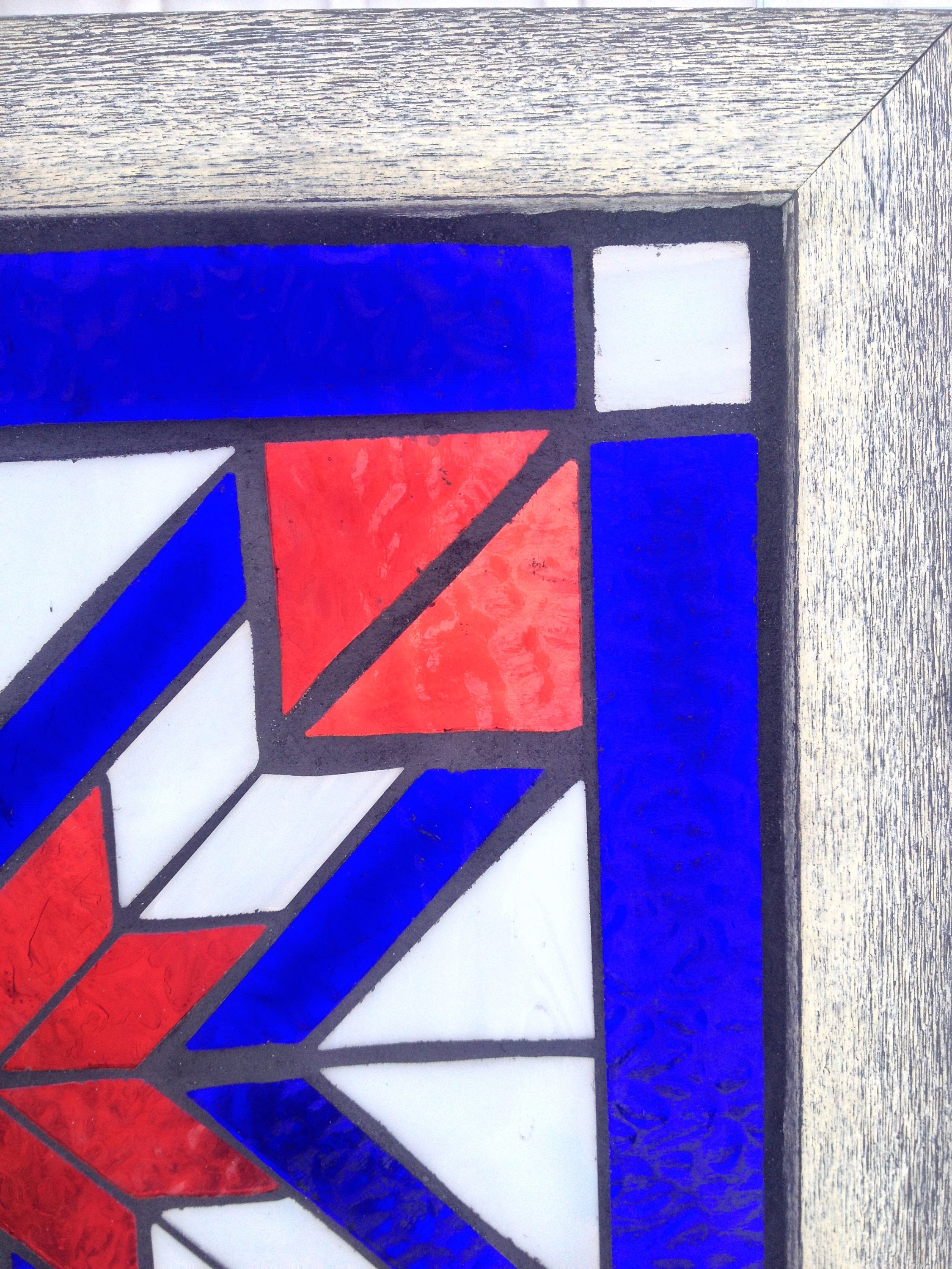 Barn Quilt Blocks Stained Glass