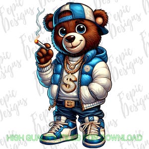 Hiphop graffiti beer cartoon-digitale download png, jpeg-feestthema vieren-ideaal voor T-shirts, hoodies en meer