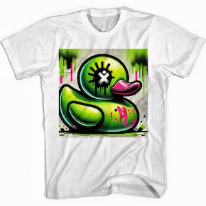 Graffiti Rubber Ducky PNG Design, Hip Hop Duck, Rubber Ducky, Sublimation, Great for Tumblers, T-shirts and More! image 3