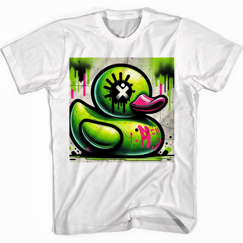 Graffiti Rubber Ducky PNG Design, Hip Hop Duck, Rubber Ducky, Sublimation, Great for Tumblers, T-shirts and More! image 3