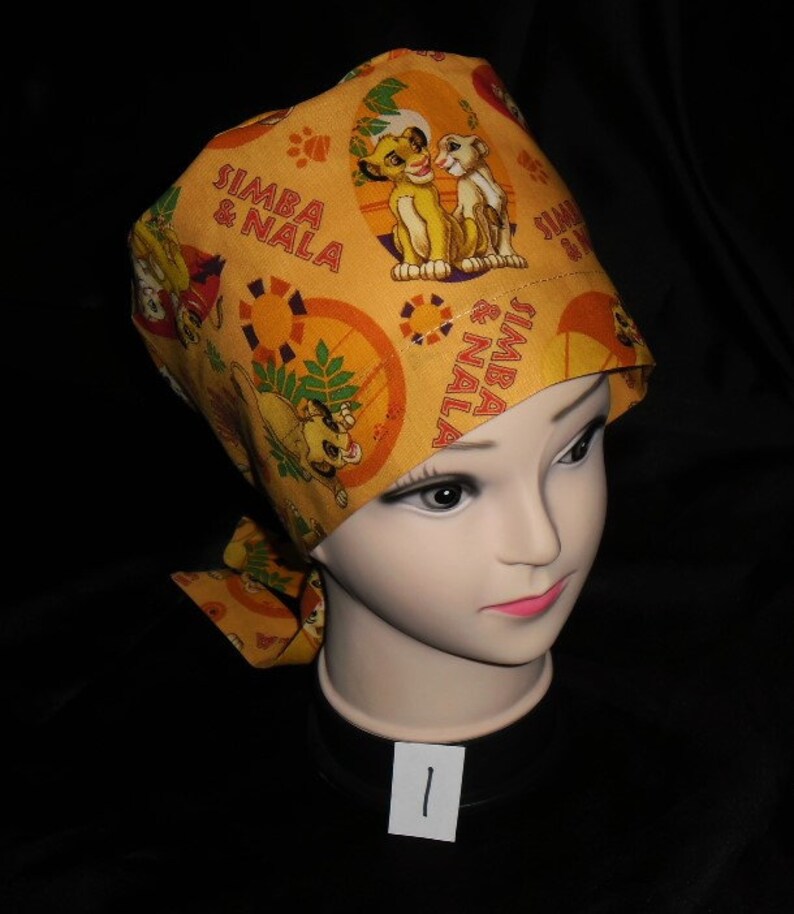 lion king scrub cap