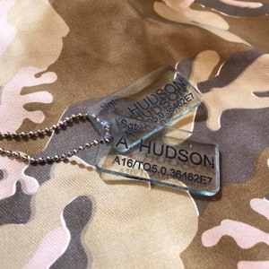 Reproduction USCM Aliens Dog Tags