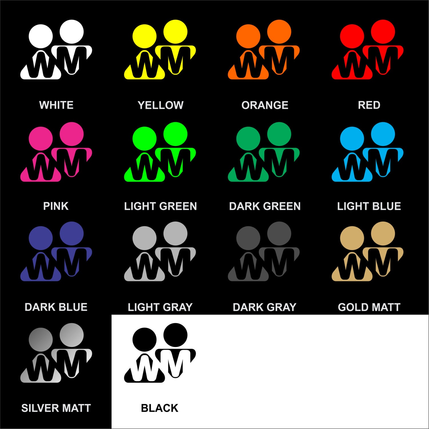 Restroom Vinyl Decal Sign Bathroom Door Decal IV Choice of Etsy