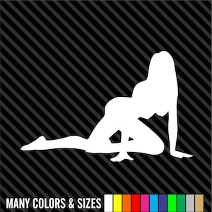 SEXY SILHOUETTE * Pin Up Girl Window WALL Decal * Vinyl Car Sticker