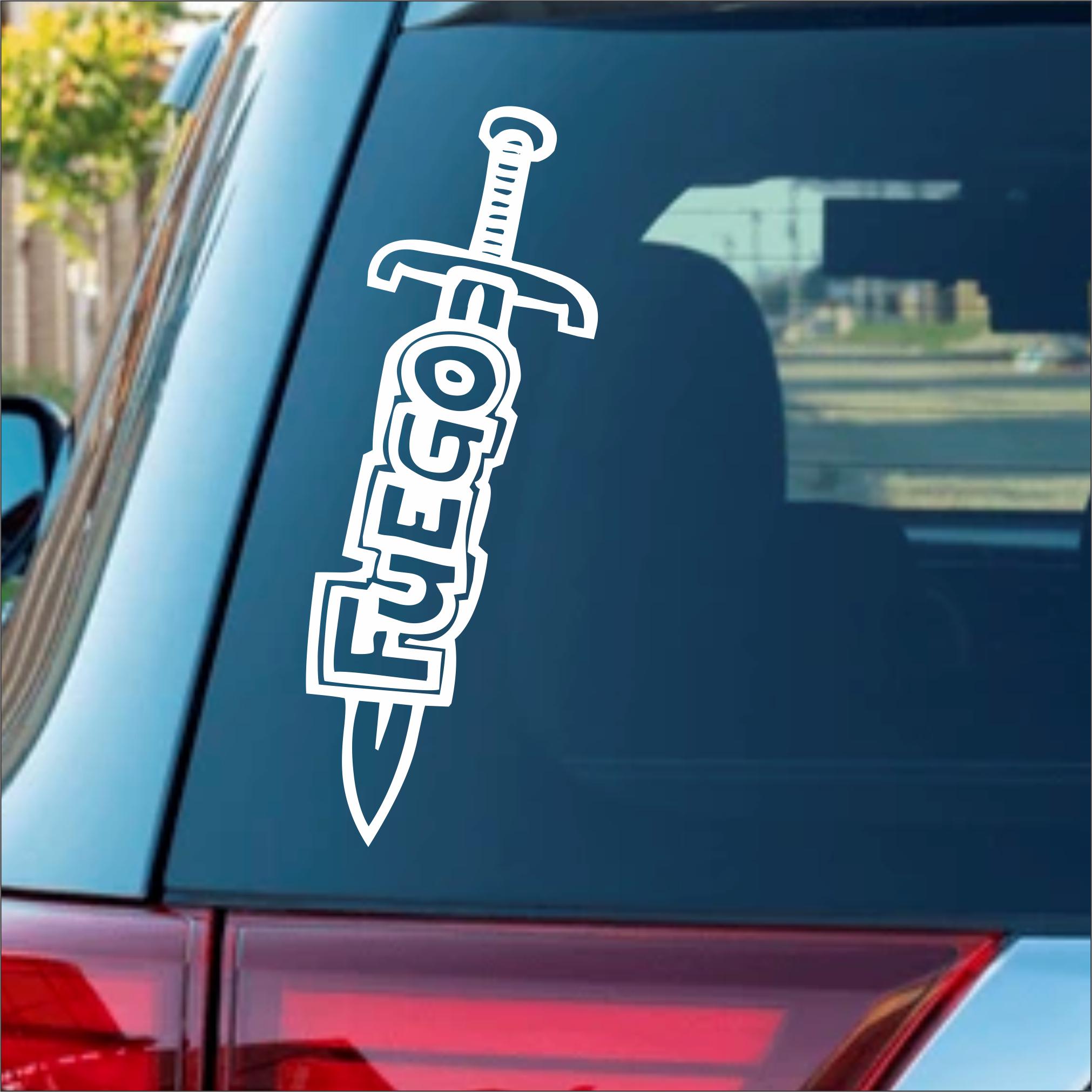 Fogot Sticker Fuego - Fire - Sticker Car Decal Laptop Decal - Choice of Colors - Etsy