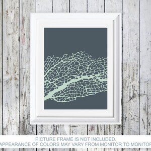 Coral Poster Print Seaweed #3B Print Coastal Wall Art Beach House Decor Bathroom Art Wall Décor