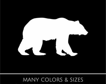 BEAR Vinyl Decal – Bear Sticker for Car, Laptop, Tumbler – Die‑Cut Waterproof - Many Sizes and Colors