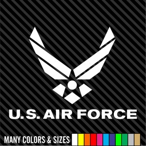 US Air Force Cur Truck Decal Sticker / Choose Size And Color