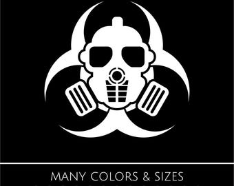 ZOLGE GASMASK LAST BOMB COWARD レコード3枚セット Zombie Outbreak Skull Gas Mask Bio Hazard Vinyl Sticker Decal