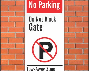 Eyoloty Dont Block Driveway Sign,Please Do Not Block The Driveway Thank You Sign