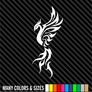 Phoenix Decal Sticker Tribal, Tattoo, Design Window Sticker Decal, Car, Wall, Irish