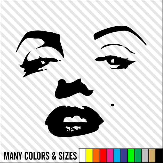 Marilyn Monroe Vinyl Decal Sticker Color Size Choice For Car Window Wall Laptop
