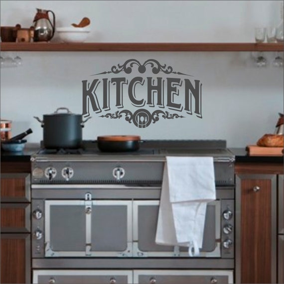Kitchen Wall Decal Kitchen Decor Wall Decal Vinyl Decal Etsy