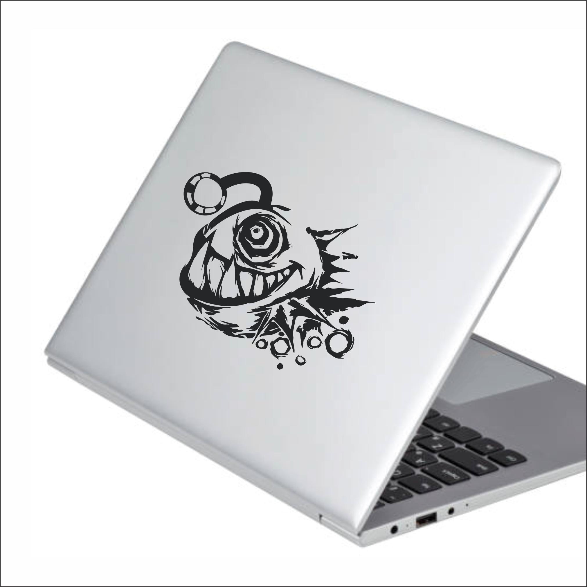 Dec Fish Sticker Angler Fish Decal Sticker Fish With Light Die Cut Vinyl Decal - Colors ...