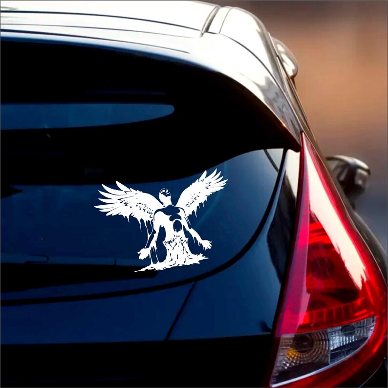 Fallen Angel Decal Sticker - Michael, Lucifer, Grim Reaper, Car, Truck ...