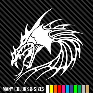 Dragon Tribal Sticker | Car Decal, Window, Sticker, Laptop Sticker, -  Many Sizes and Colors