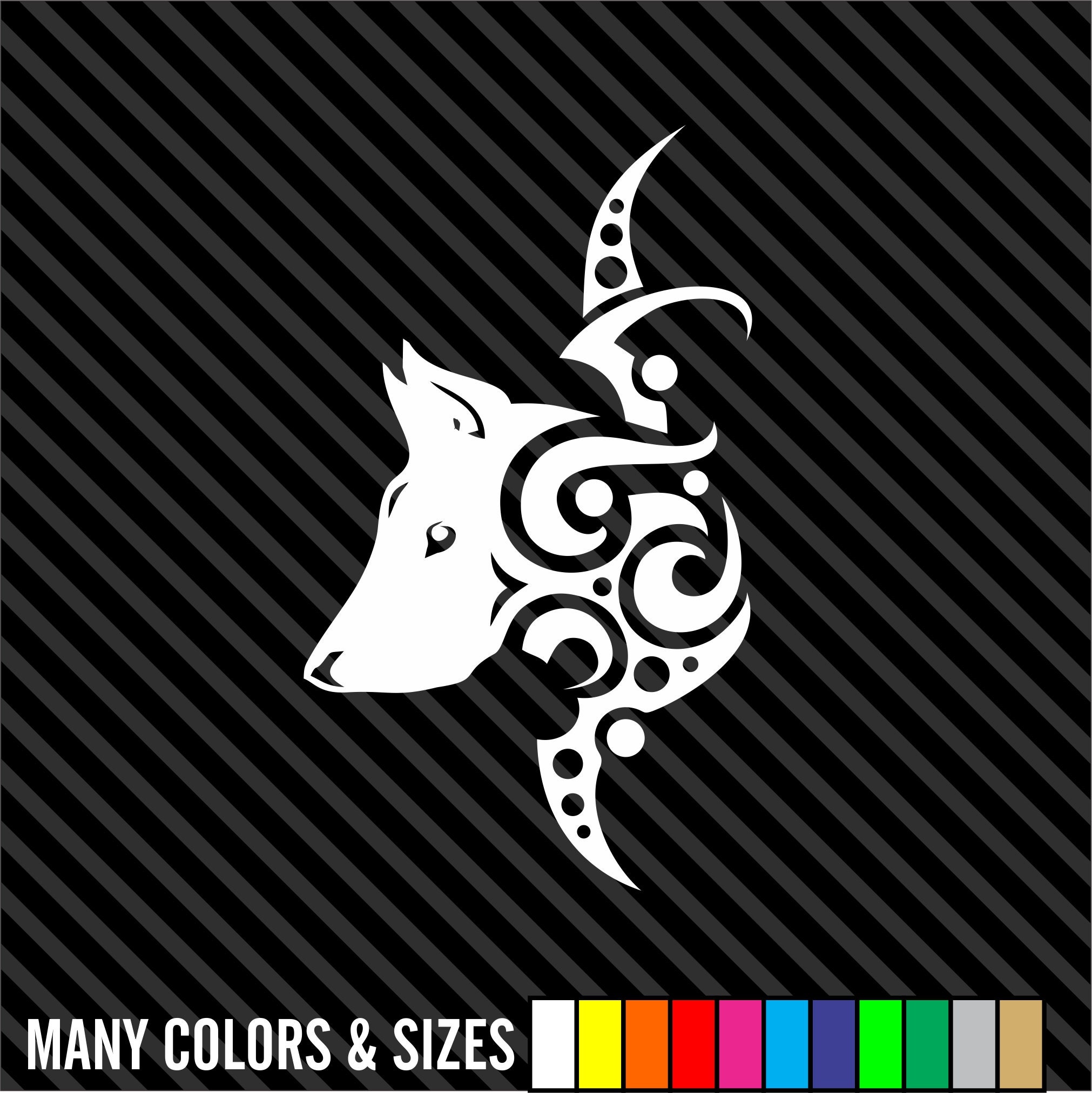 Celtic Dog Decal Sticker Tribal Tattoo Design Window - Etsy Australia Celtic Dog Decal Sticker Tribal Tattoo Design Window - Etsy Australia