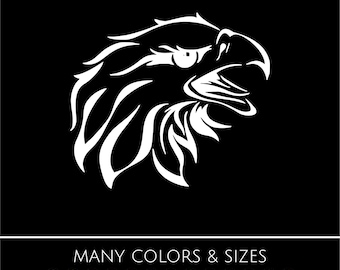 Patriotic USA Eagle Vinyl Decal – Soaring American Eagle Sticker for Truck/Car/Window – Many Sizes & Colors, Weatherproof Oracal 651