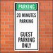 see more listings in the Parking Signs section