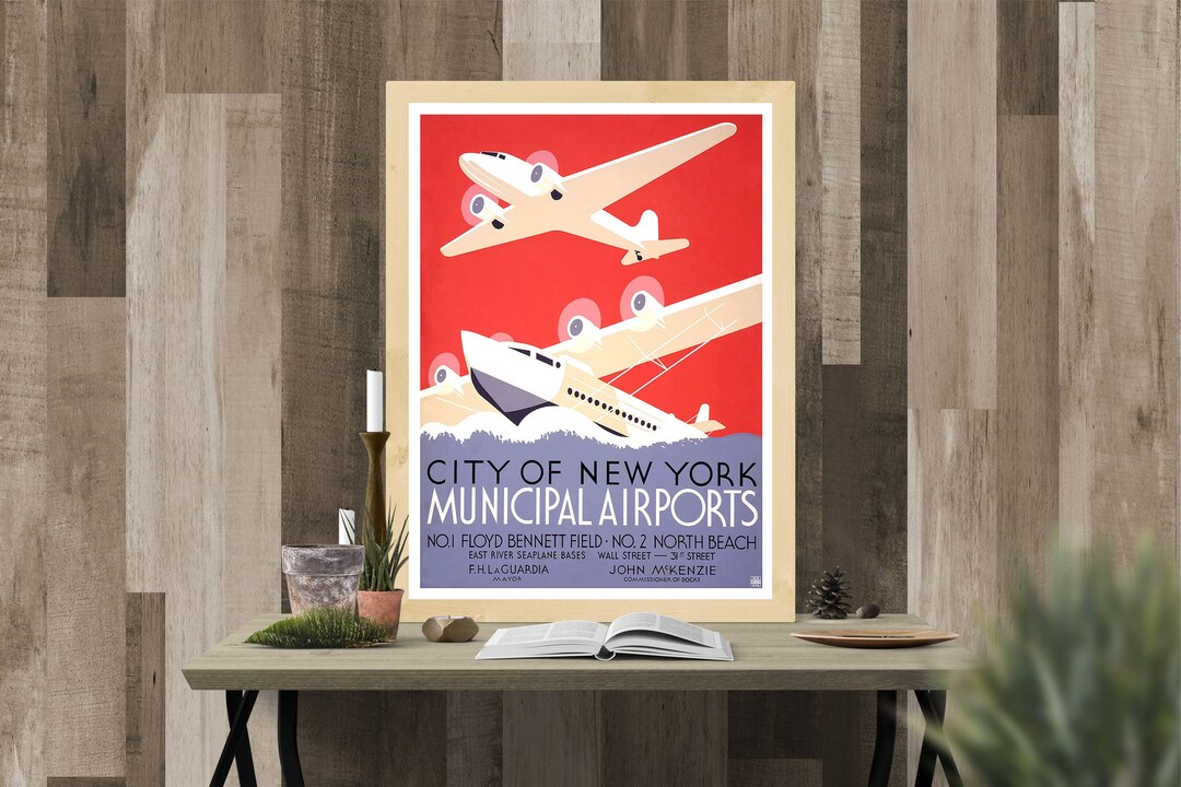 Vintage Travel Poster New York high Quality Art Print Multiple Size ...