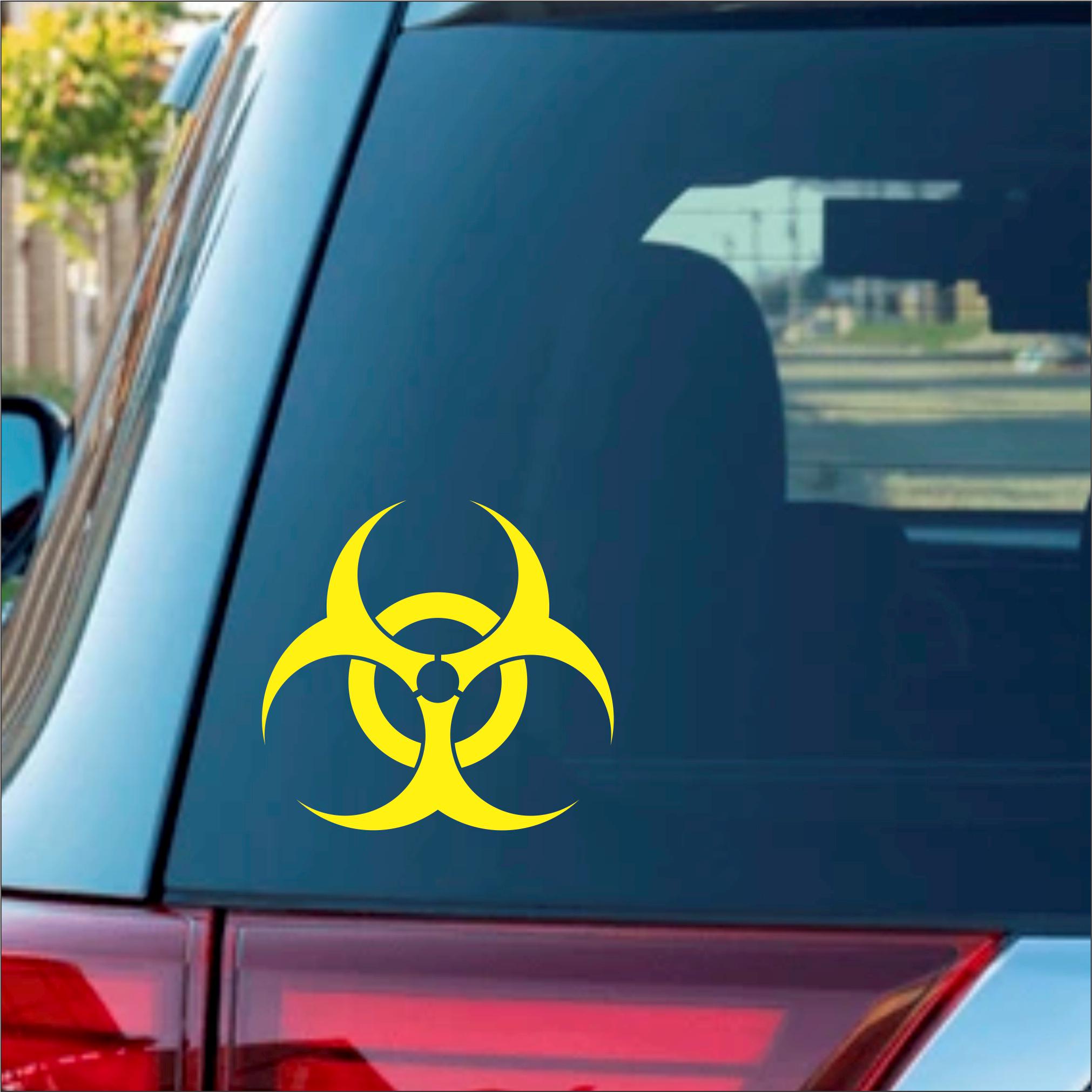 Biohazard Sticker - Vinyl, Die Cut, Decal, Sticker, Cur, Truck, Wall ...
