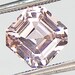 Excellent Morganite Asscher Cut 8 x 8 mm Lab Created Nanocrystal Morganite Simulated Gem Loose Lab Morganite Loose Gemstone