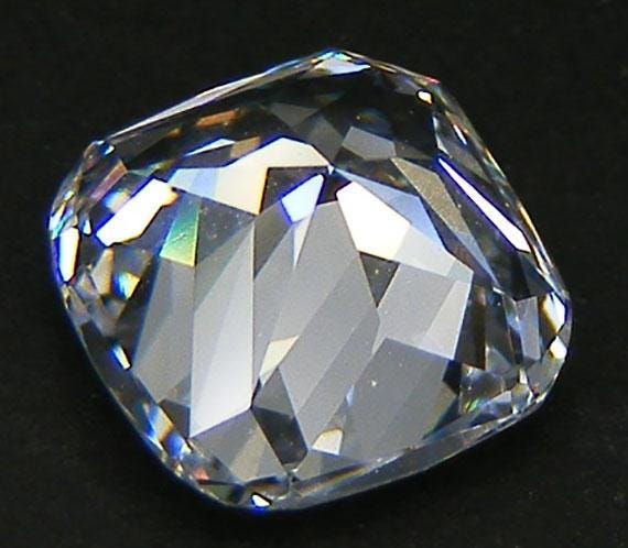 Blanco Circonita ruso Cubic Zirconia De calidad superior 6 a Corte Radiante 9x9 mm