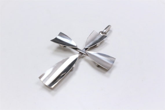 Norwegian very large nautical solid silver cross … - image 5