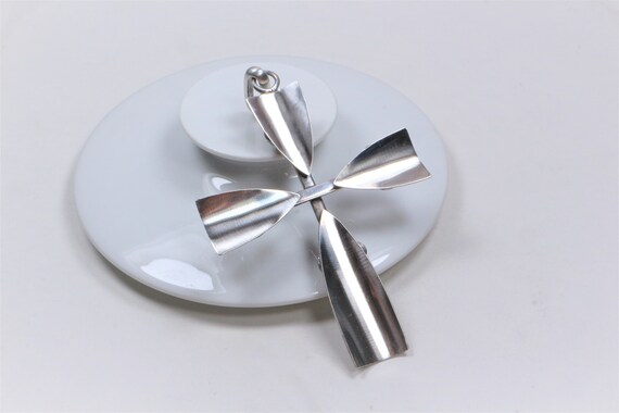 Norwegian very large nautical solid silver cross … - image 3