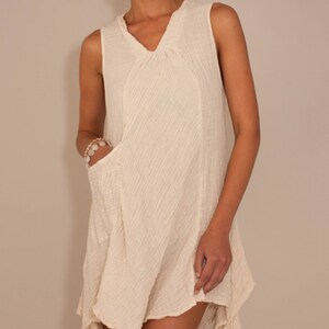 Mokosh Summer Dress in Wheat image 4