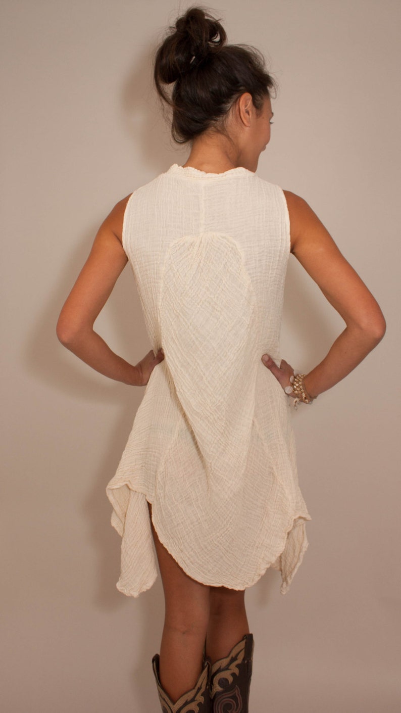 Mokosh Summer Dress in Wheat image 3