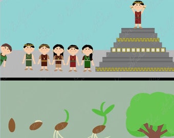 Alma and the Zoramites Digital Clipart