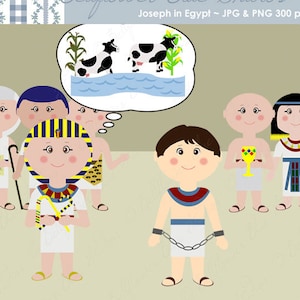 Joseph Digital Clipart: Joseph in Egypt