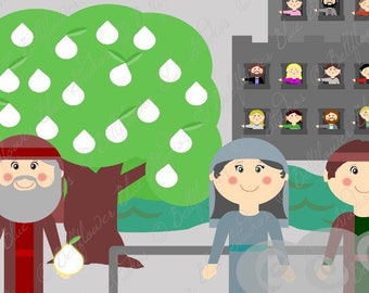 Lehi&#39;s Dream Digital Clipart (full color version)