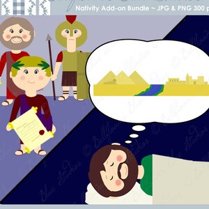 Nativity Add-on Digital Clipart Bundle