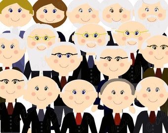 Latter-day Prophets Digital Clipart