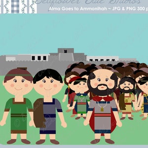 Alma Goes to Ammonihah Digital Clipart