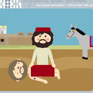 The Good Samaritan Digital Clipart