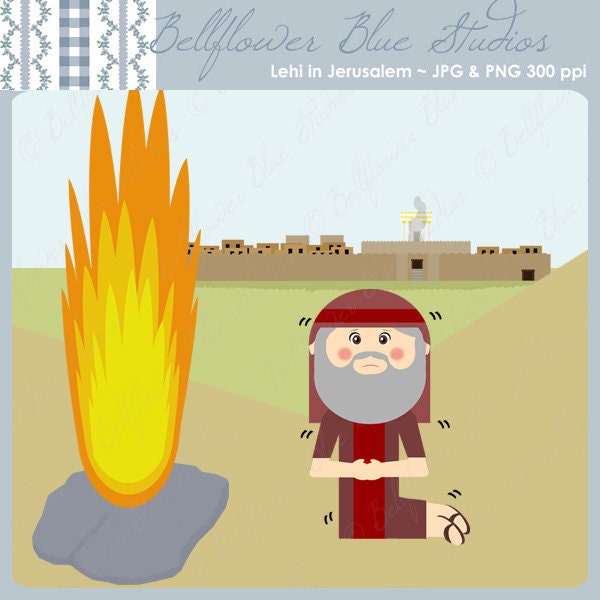Lehi in Jerusalem Digital Clipart - Etsy